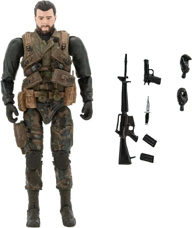CALL OF DUTY BLACK OPS ACTION FIGURE CAPTAIN ALEX MASON 17 CM